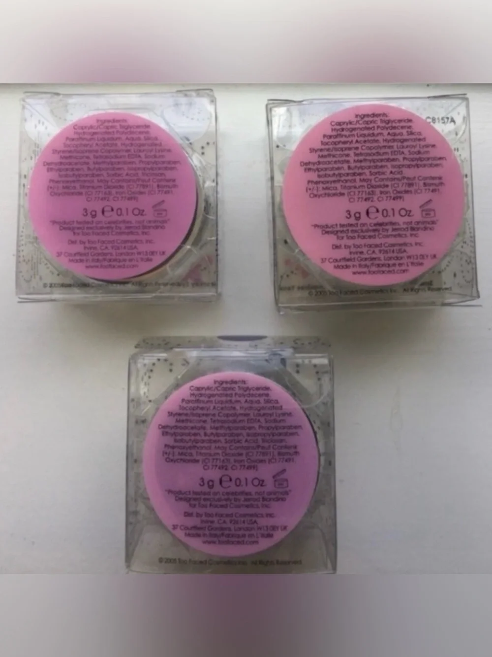 NWT New Y2K Too Faced Cosmetics Set of 3 Celestial Eyeshadow Bundle Girlhoodcore